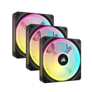 ventilador corsair icue link qx120 rgb rpm negro