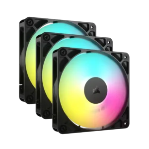 ventilador corsair rs 120 kit 3 en 1 rpm negro