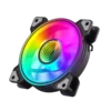 ventilador gamemax dual ring infinity led argb rpm negro