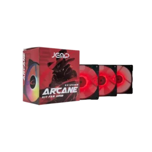 ventilador jemip arcane kit 3 en 1 argb pwm negro