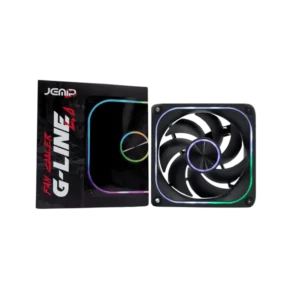 ventilador jemip g line argb pwm 12 cm negro